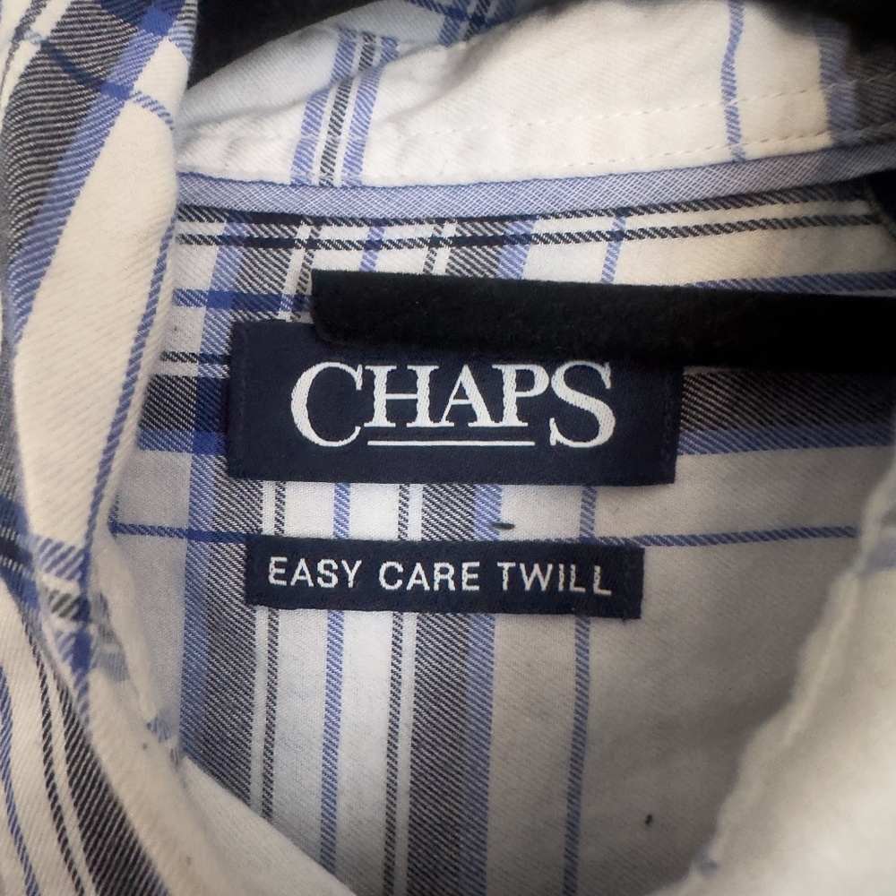 Large Chaps Button Down Dress Shirt